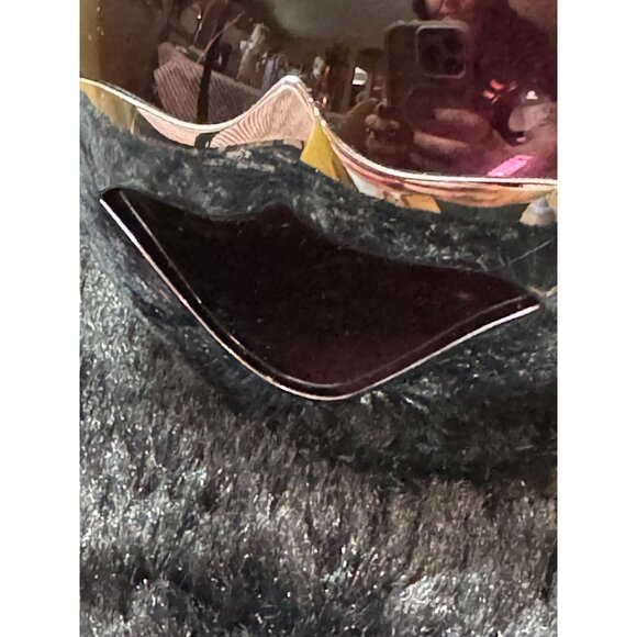 Vintage Farber Bros. Krome Amethyst Glass Round Pitcher Mid Century - Picture 6 of 9